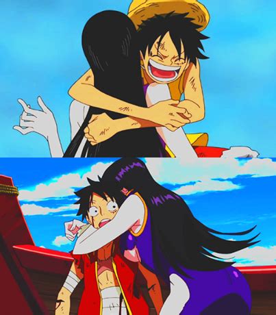 luffy x hancock|boa hancock kissing luffy.